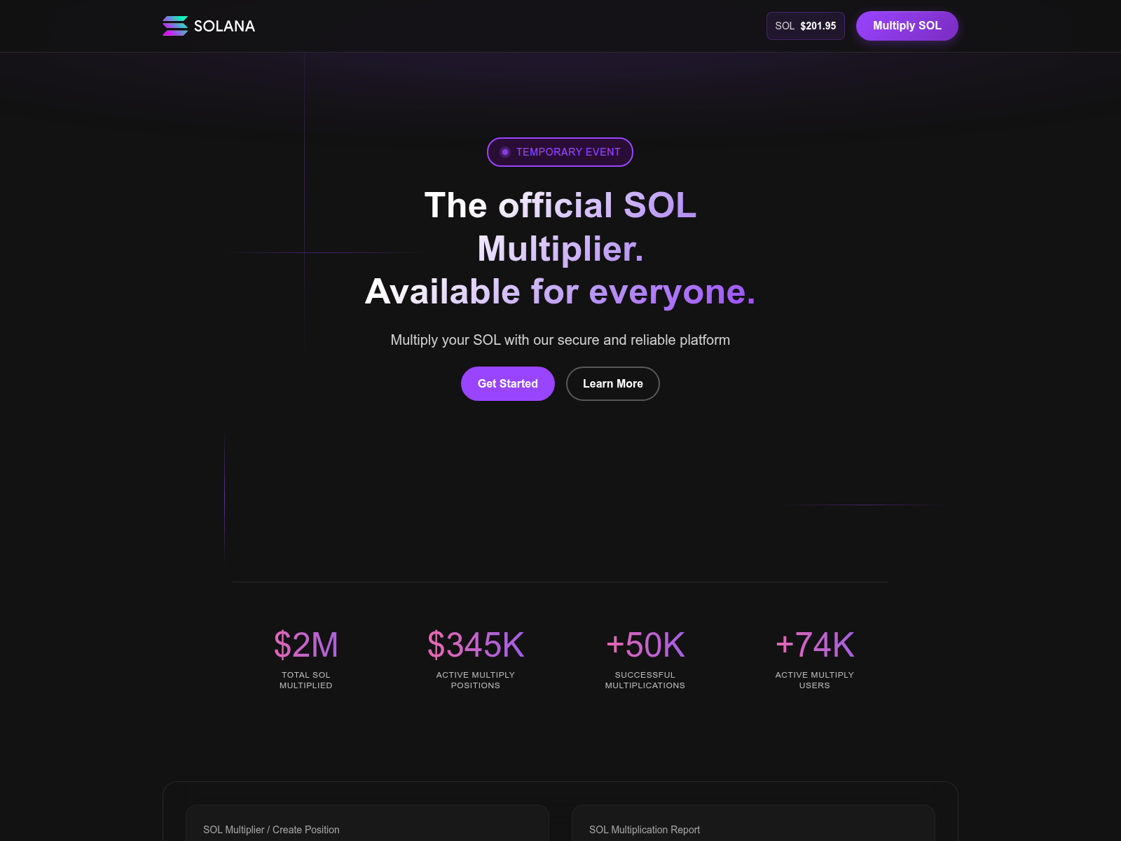 Screenshot of multi.solsday.cc