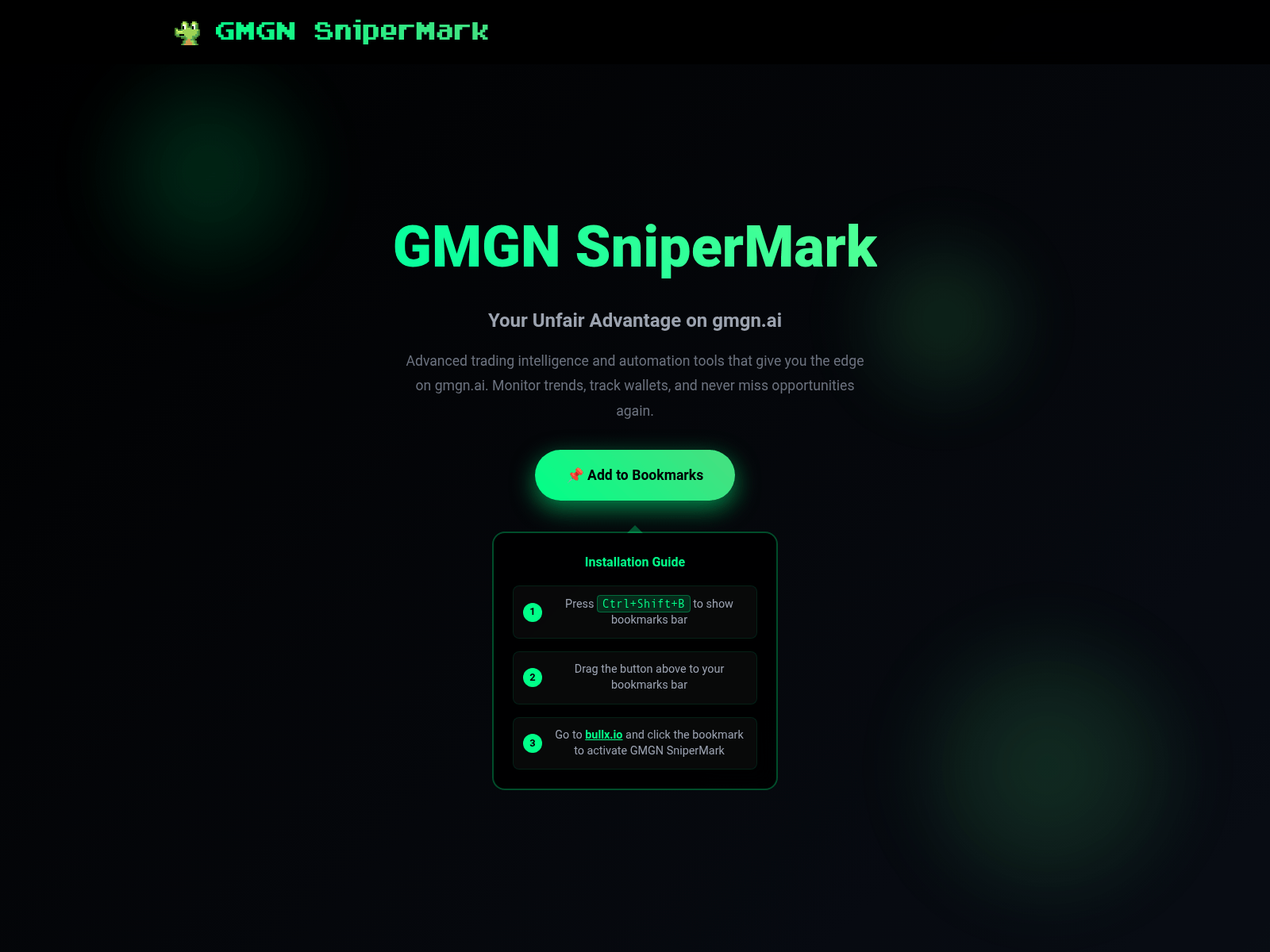 Screenshot of gmgnsniper.media