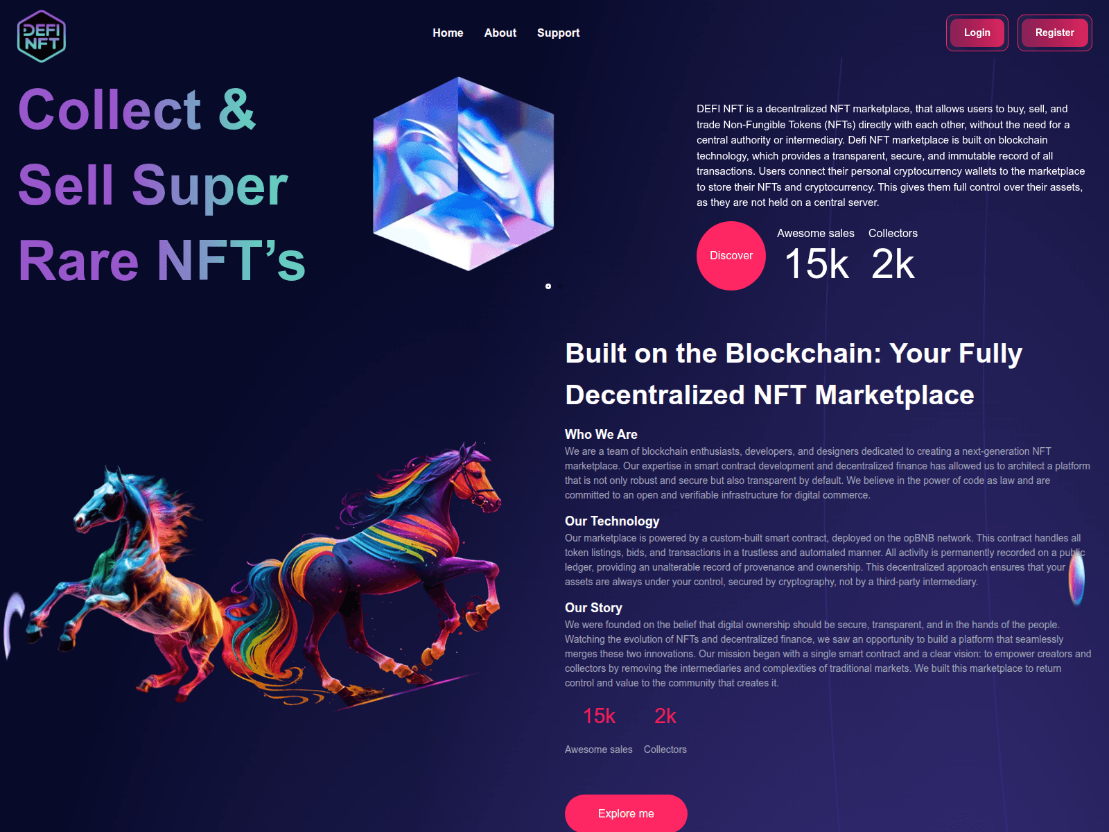 Screenshot of definft.live