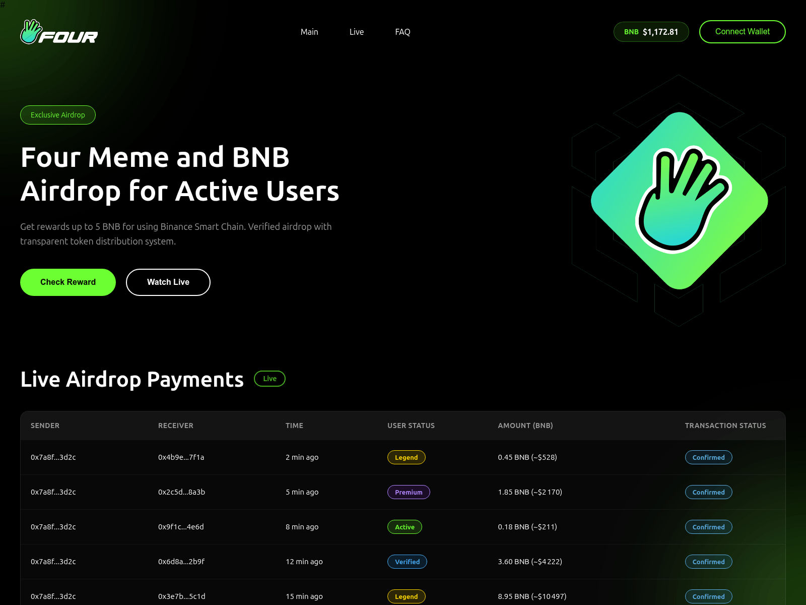 Screenshot of allocate-bnbchain.org