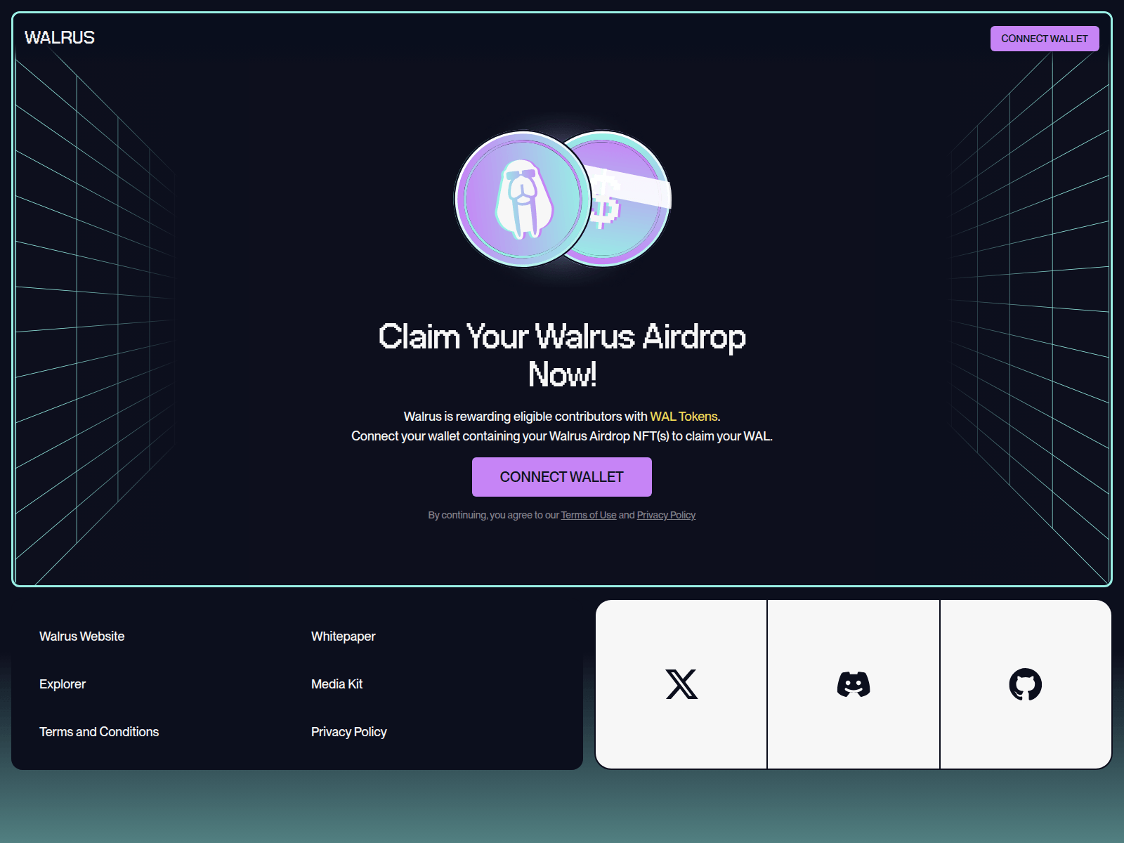 Screenshot of app-walrus.xyz