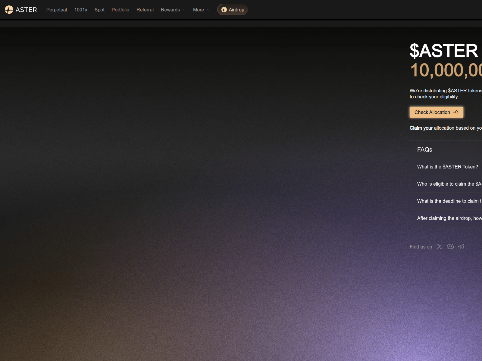 Screenshot of asterdexv2.com