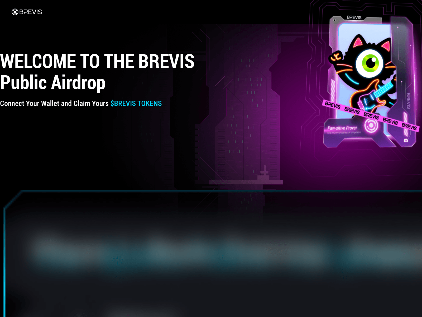 Screenshot of brevis-claim.xyz