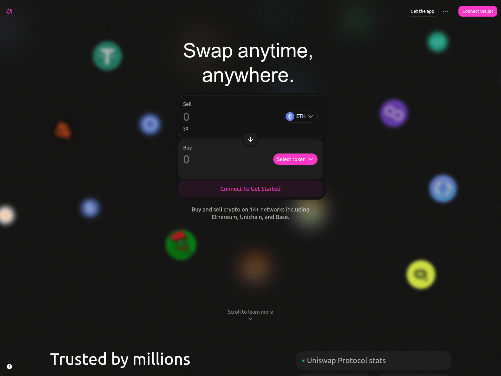 Screenshot of unlswap.xyz