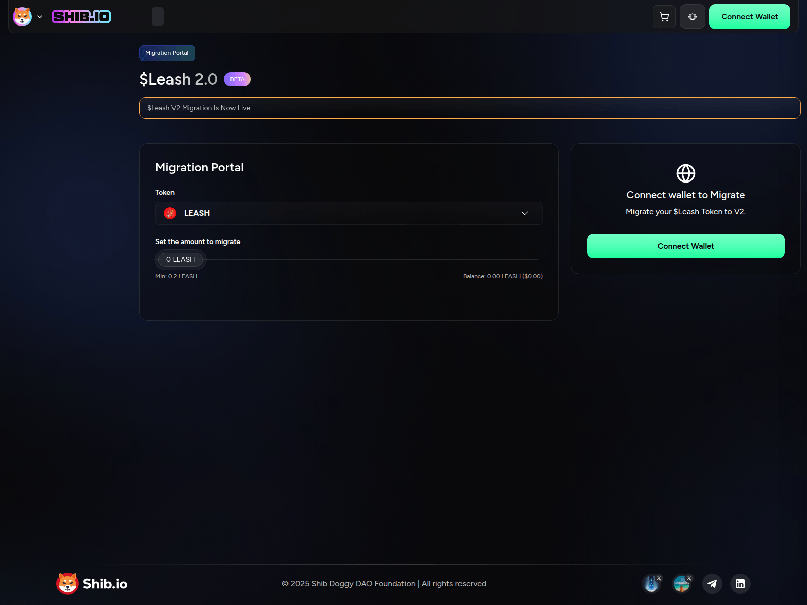 Screenshot of migration-leashv2.com