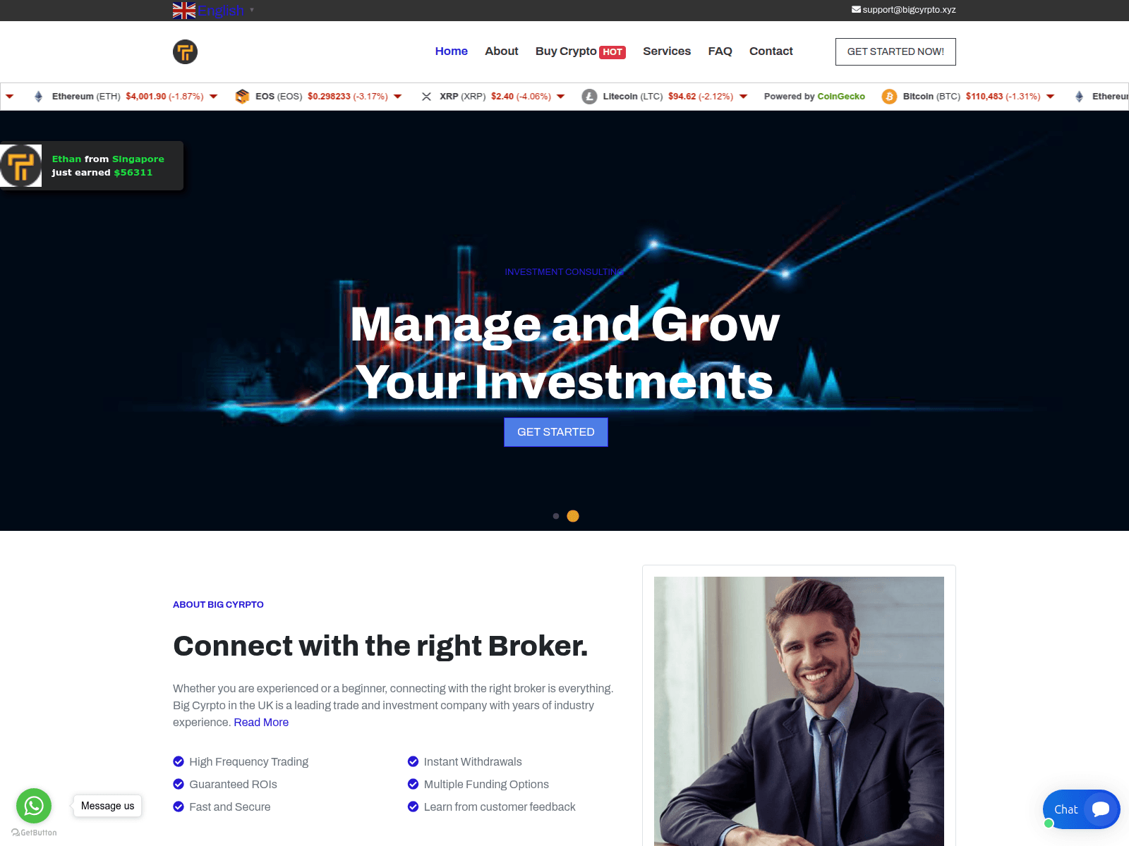 Screenshot of bigcyrpto.xyz.cyrtoprimefx.site