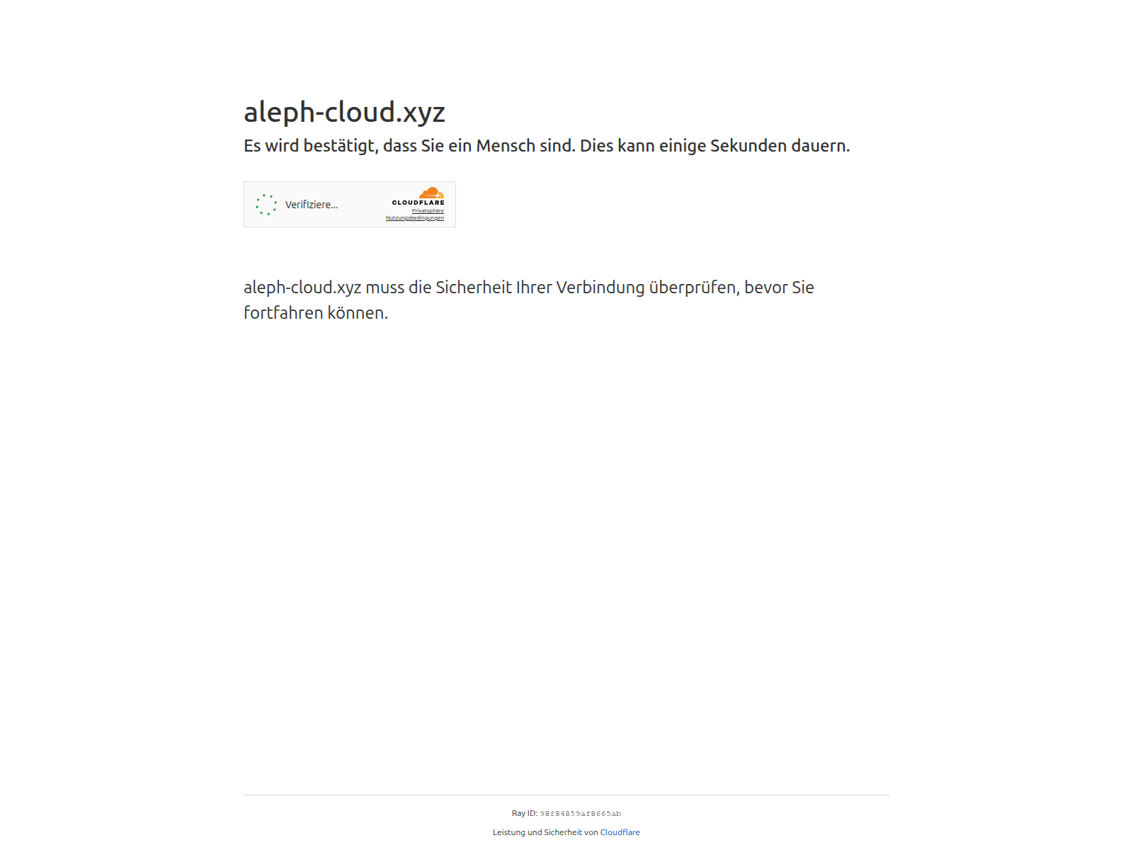Screenshot of aleph-cloud.xyz