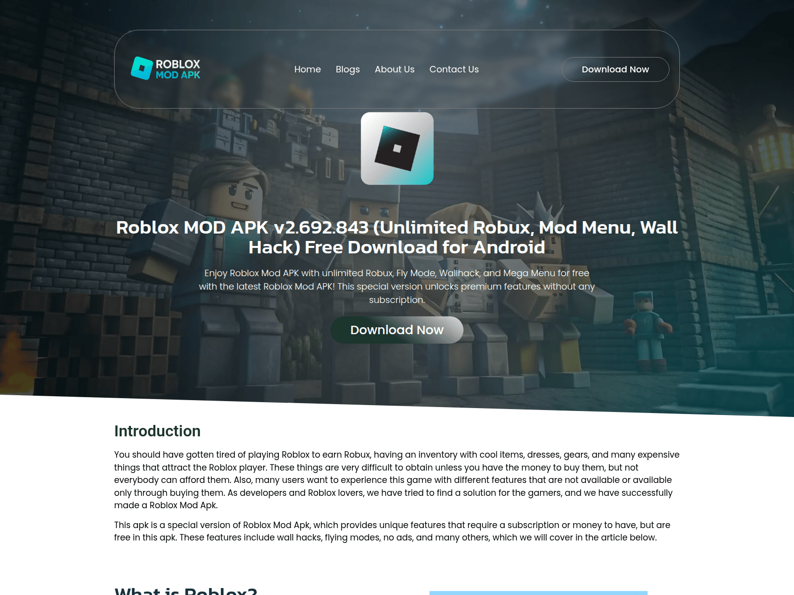 Screenshot of rbxmodapk.com