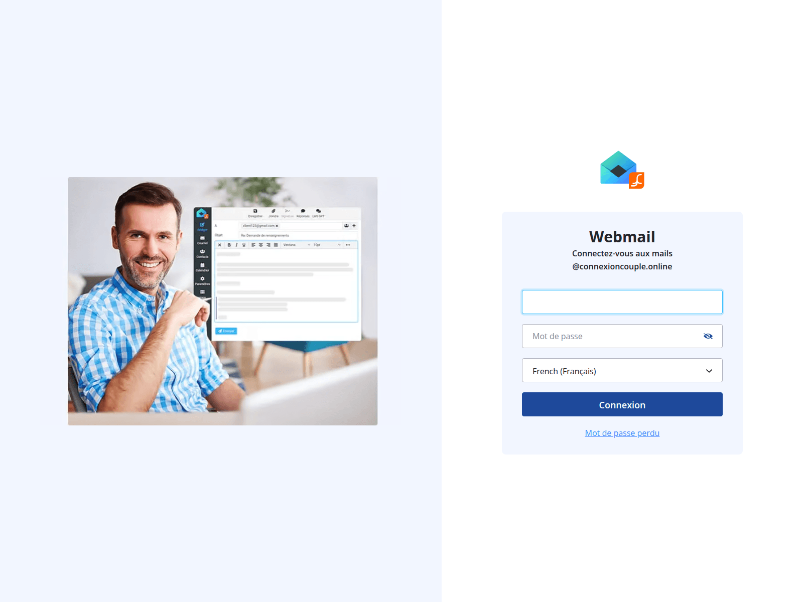 Screenshot of pop.connexioncouple.online
