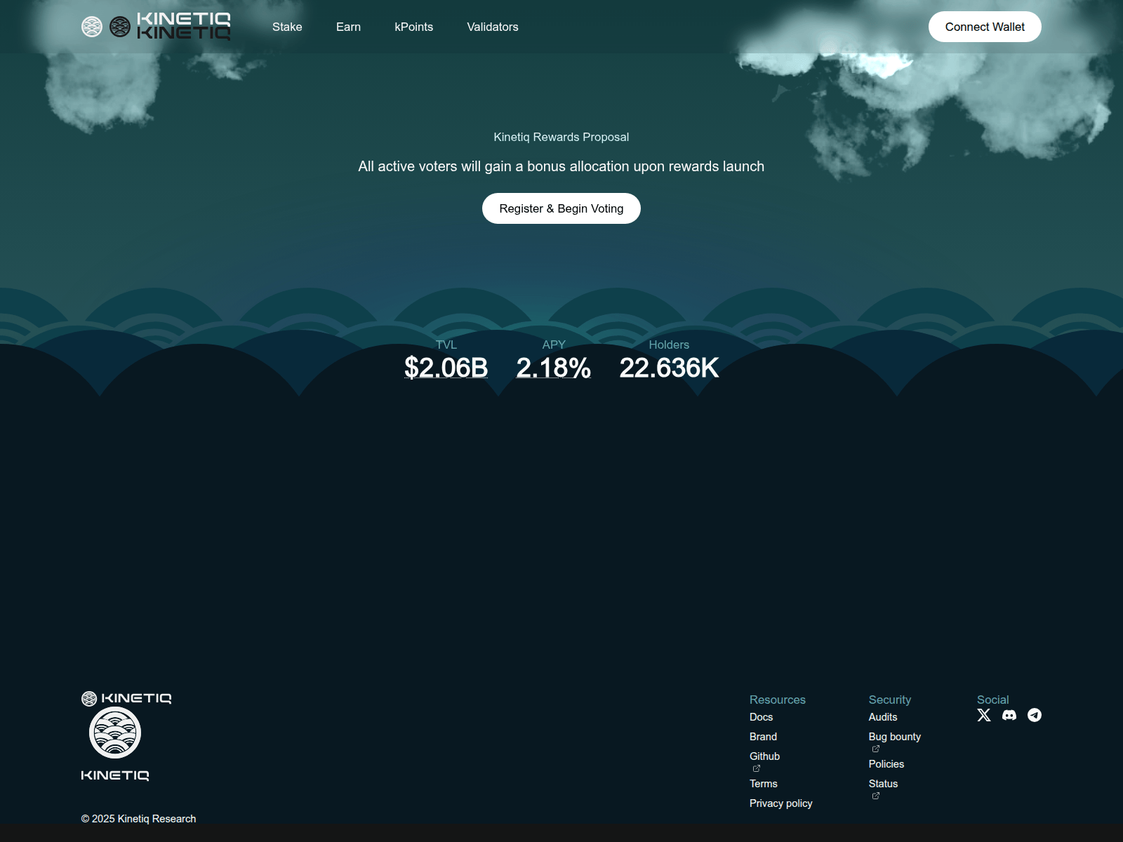 Screenshot of vote-kinetiq.com