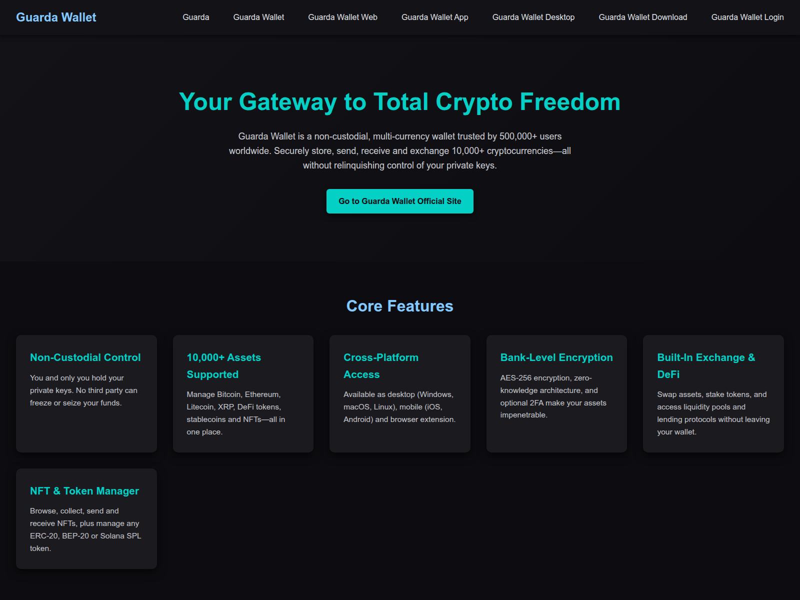 Screenshot of guardan.co