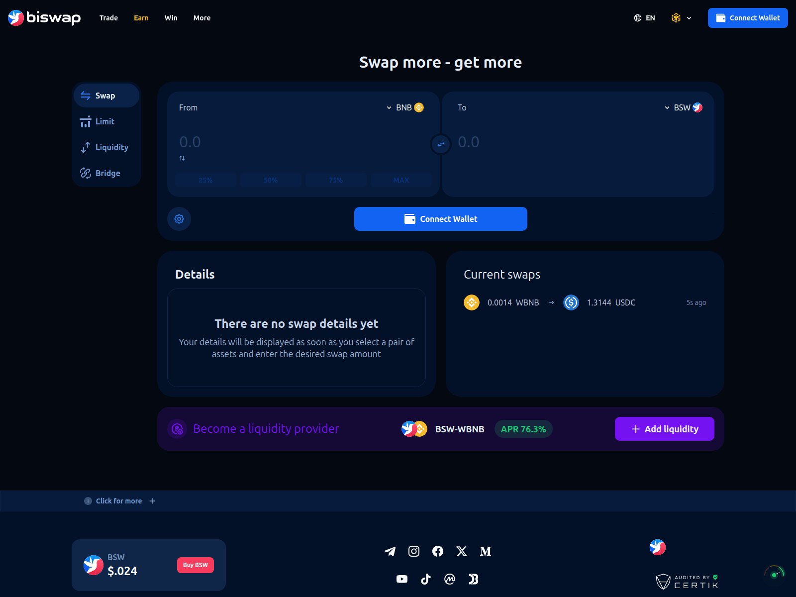 Screenshot of biswops.org