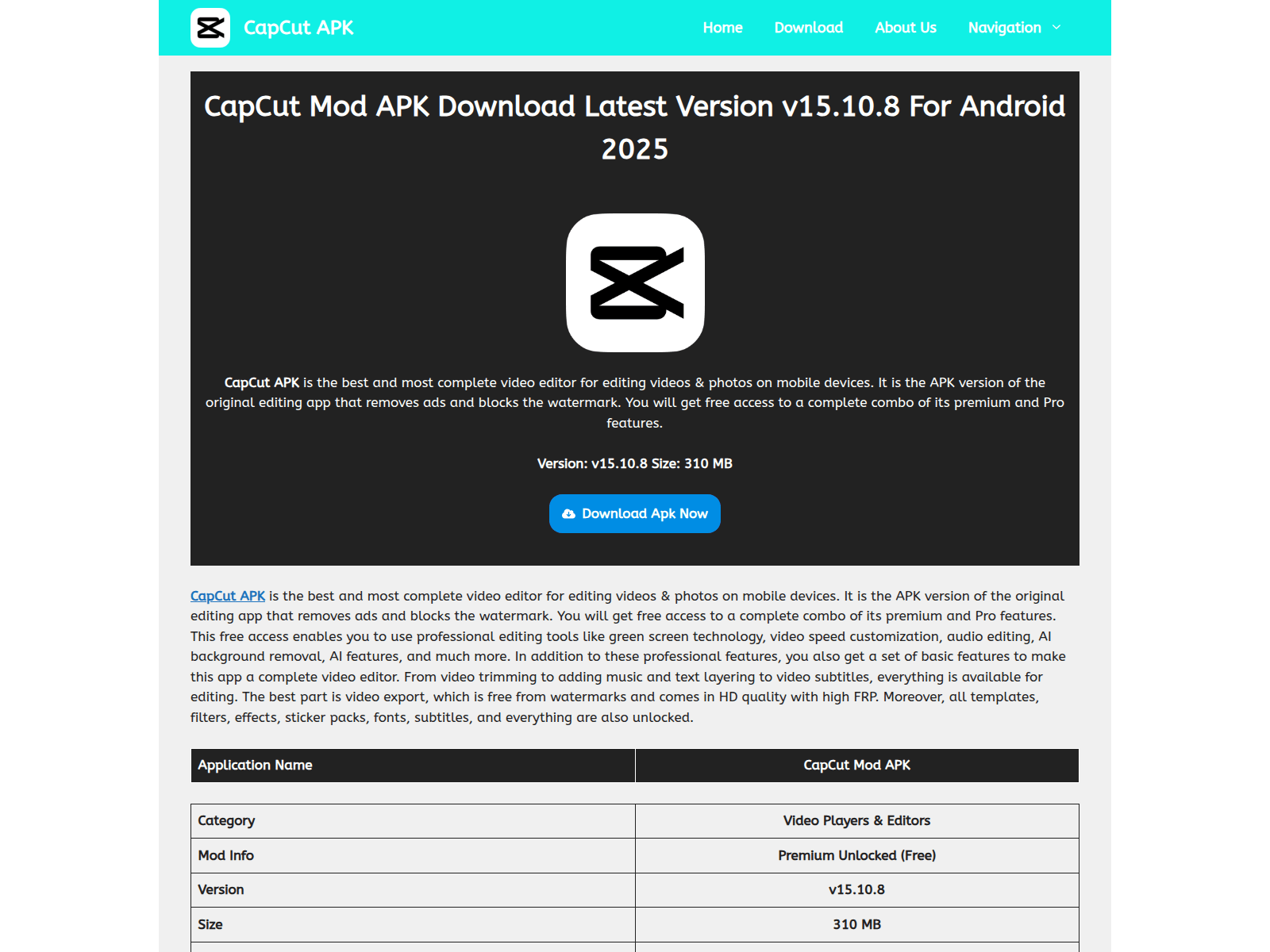 Screenshot of cepcutapk.com.co