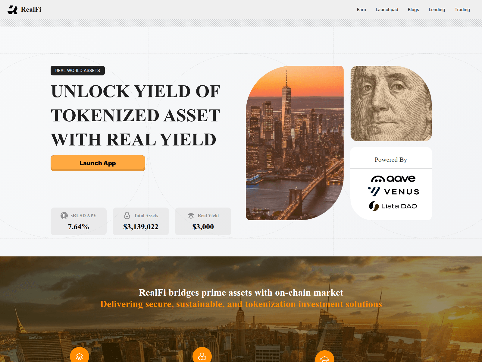 Screenshot of realficoin.com