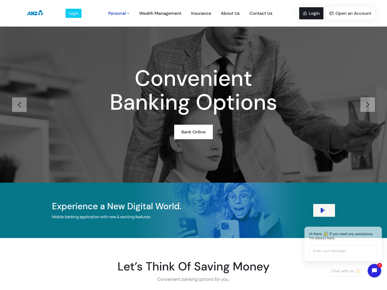 Screenshot of theanzlink.com
