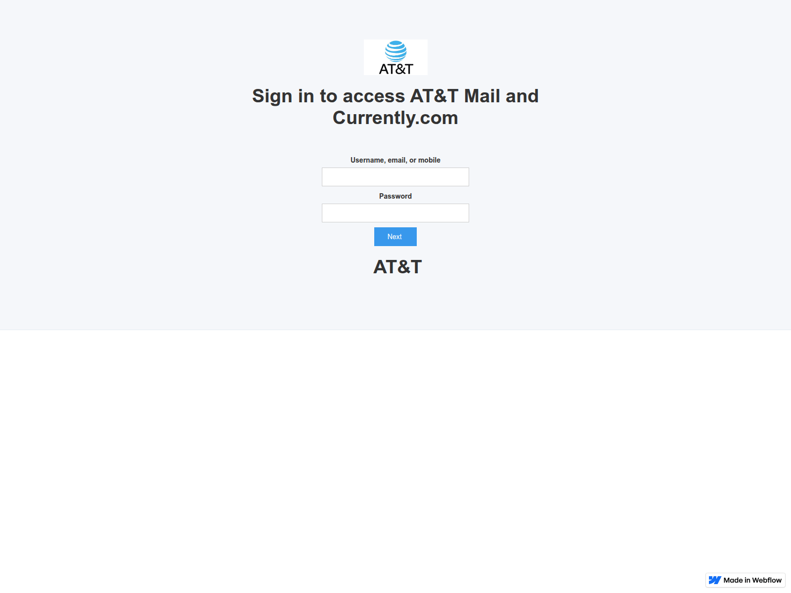 Screenshot of attonlinesit001.webflow.io