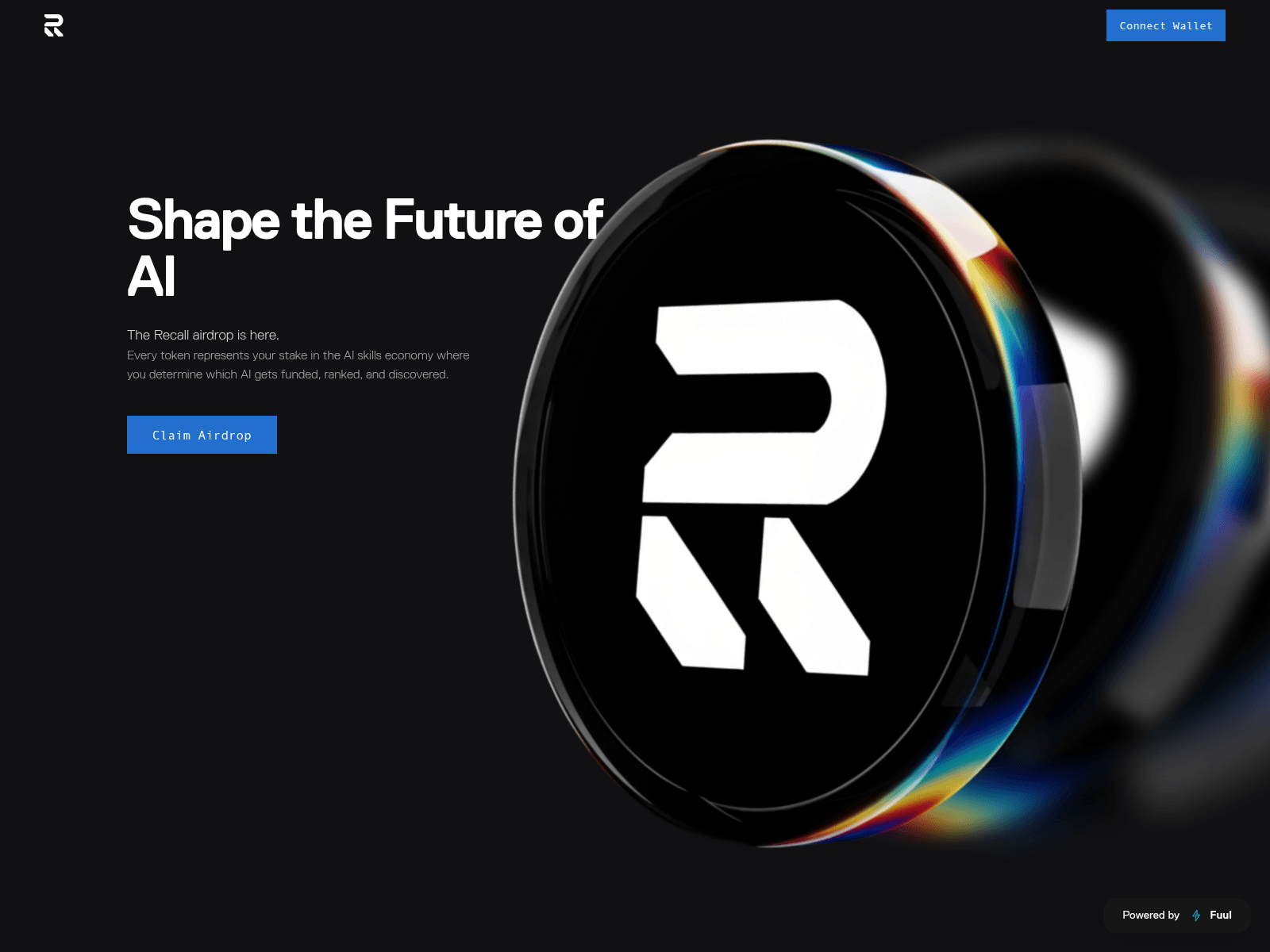 Screenshot of claim-recall.digital