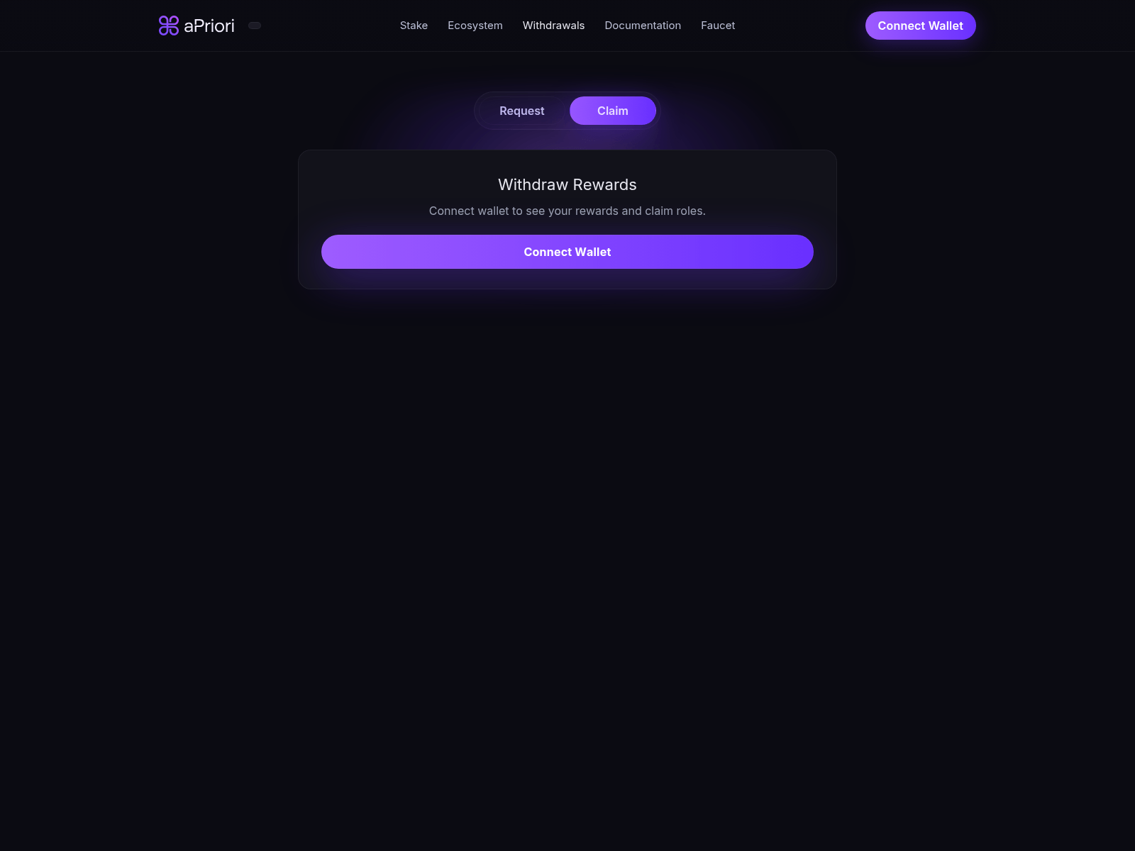 Screenshot of apriorinetwork.firebaseapp.com