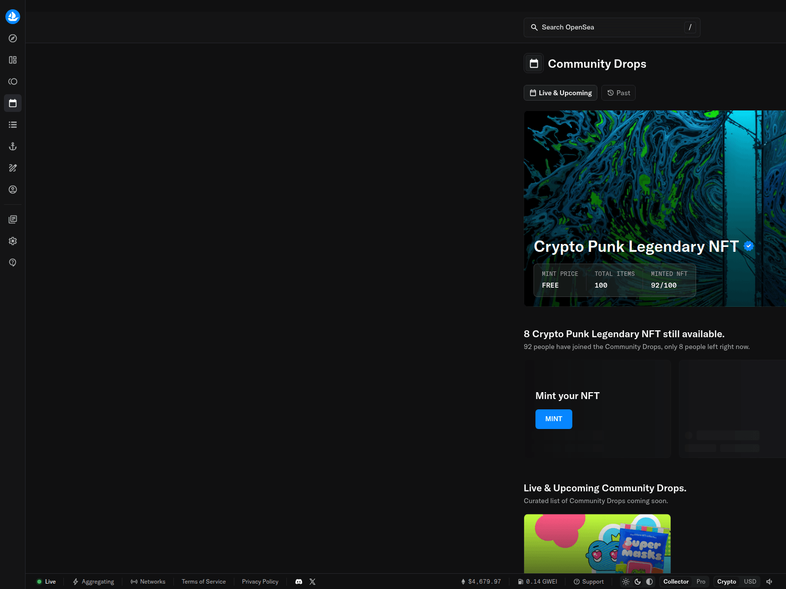 Screenshot of legendarydrops.app