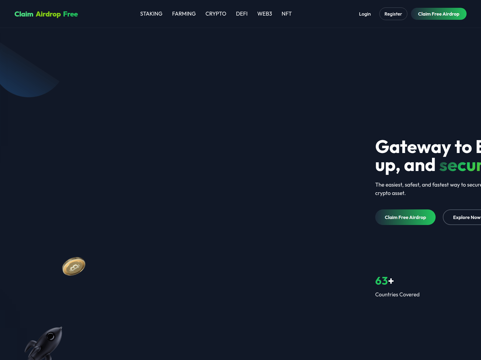 Screenshot of claimairdropfree.biz