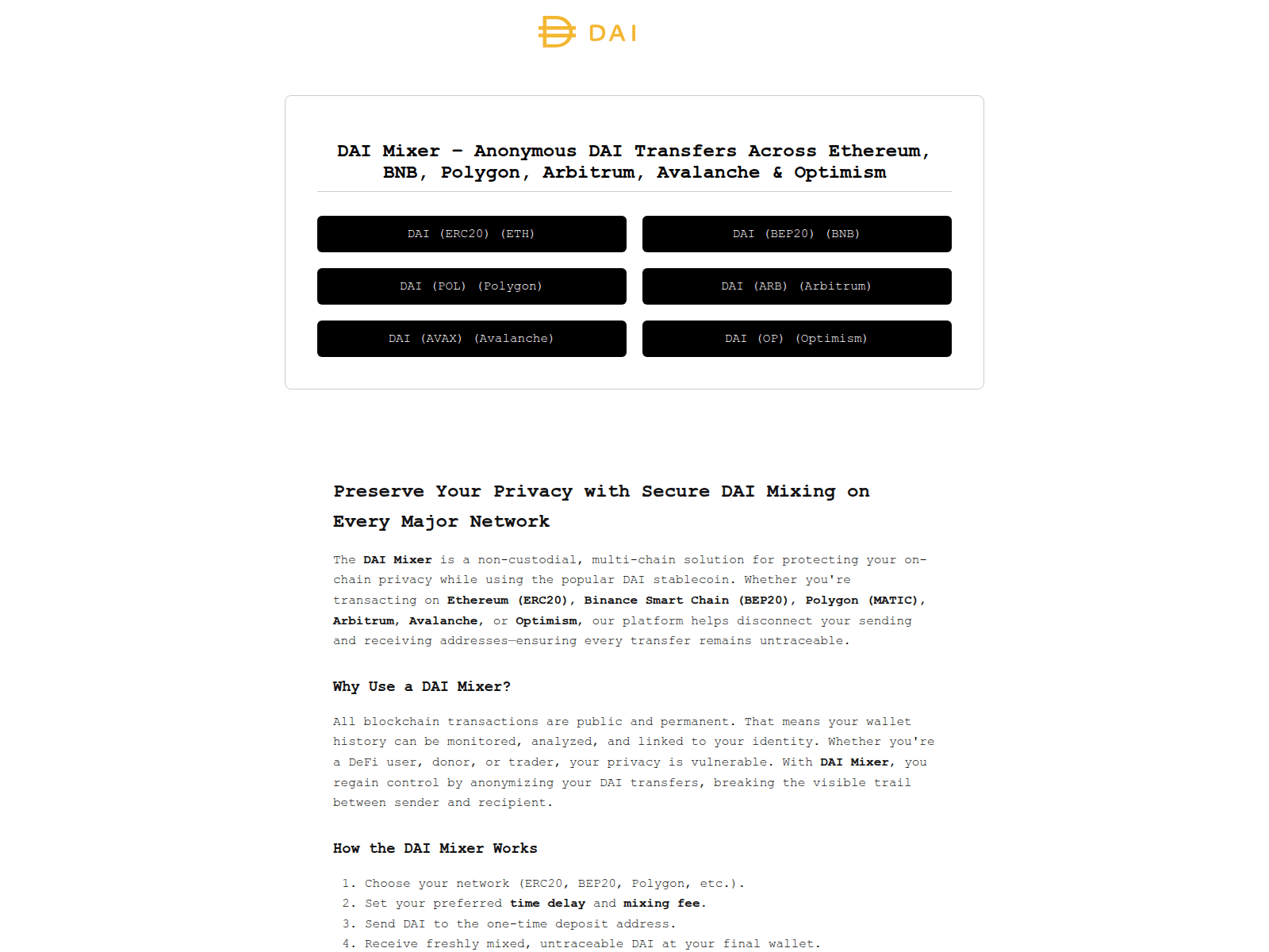 Screenshot of daimixer.com