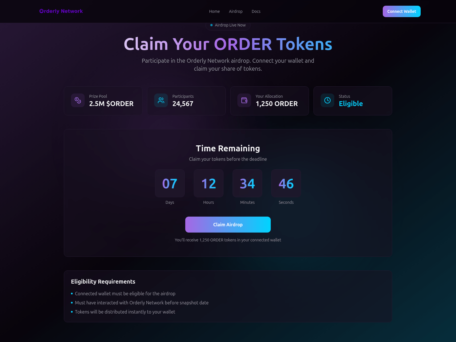 Screenshot of orderlyreward.info