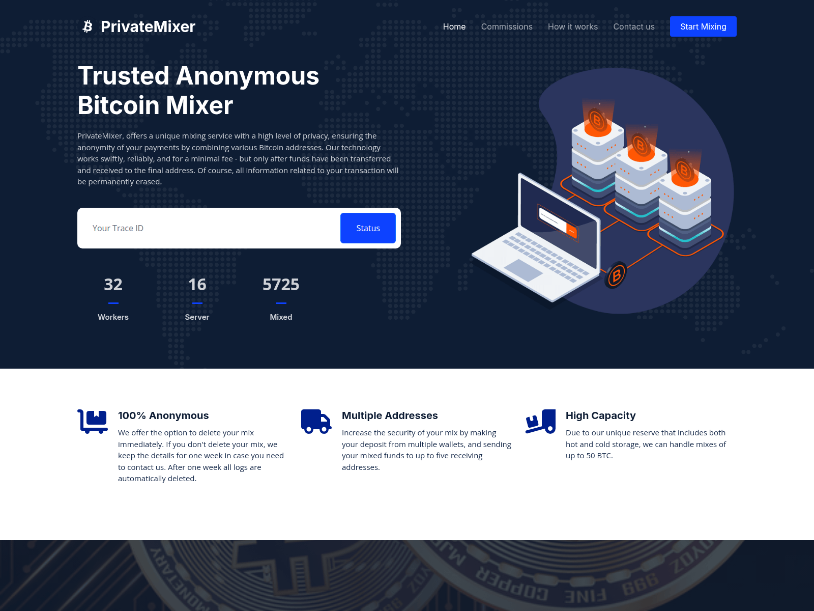 Screenshot of privatemixer.com