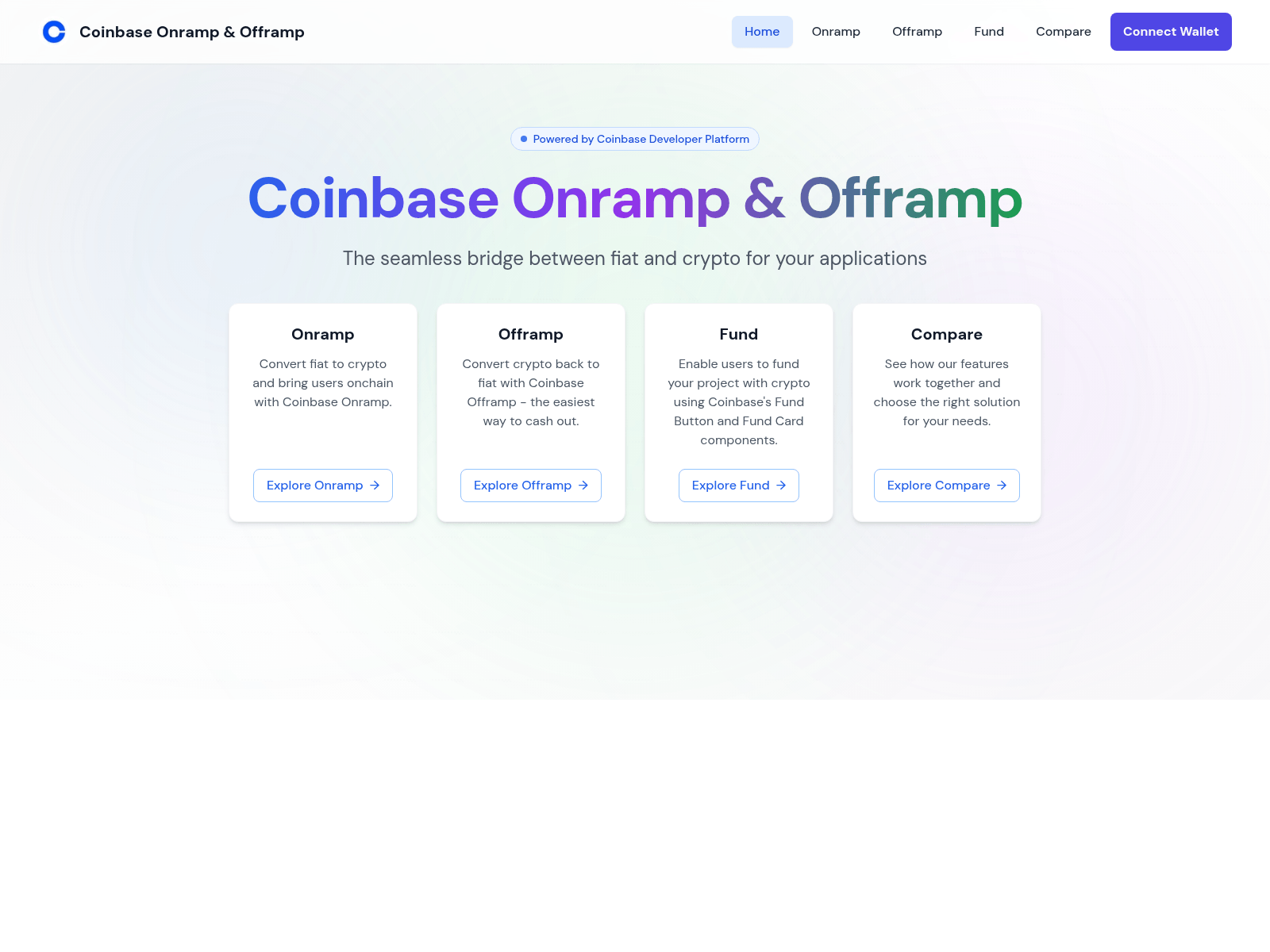 Screenshot of coinbase-intent-onramp.vercel.app