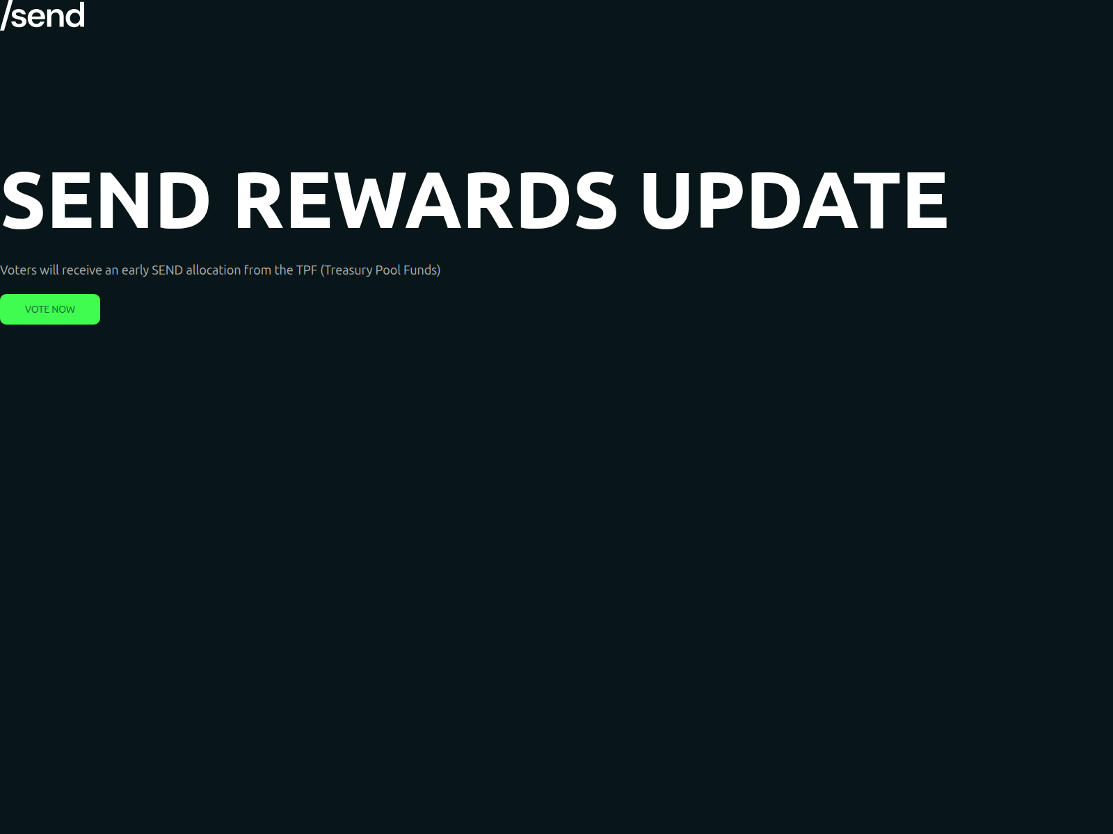 Screenshot of signup-sends.pages.dev