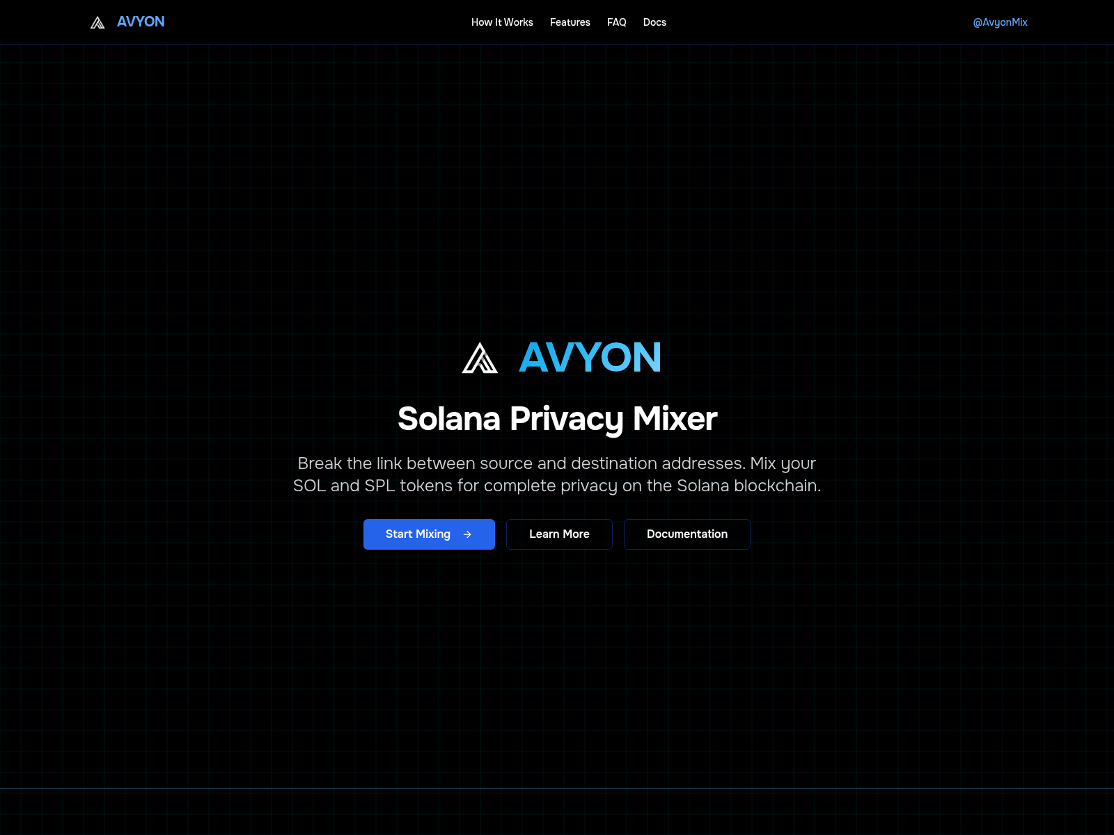 Screenshot of avyonmix.space