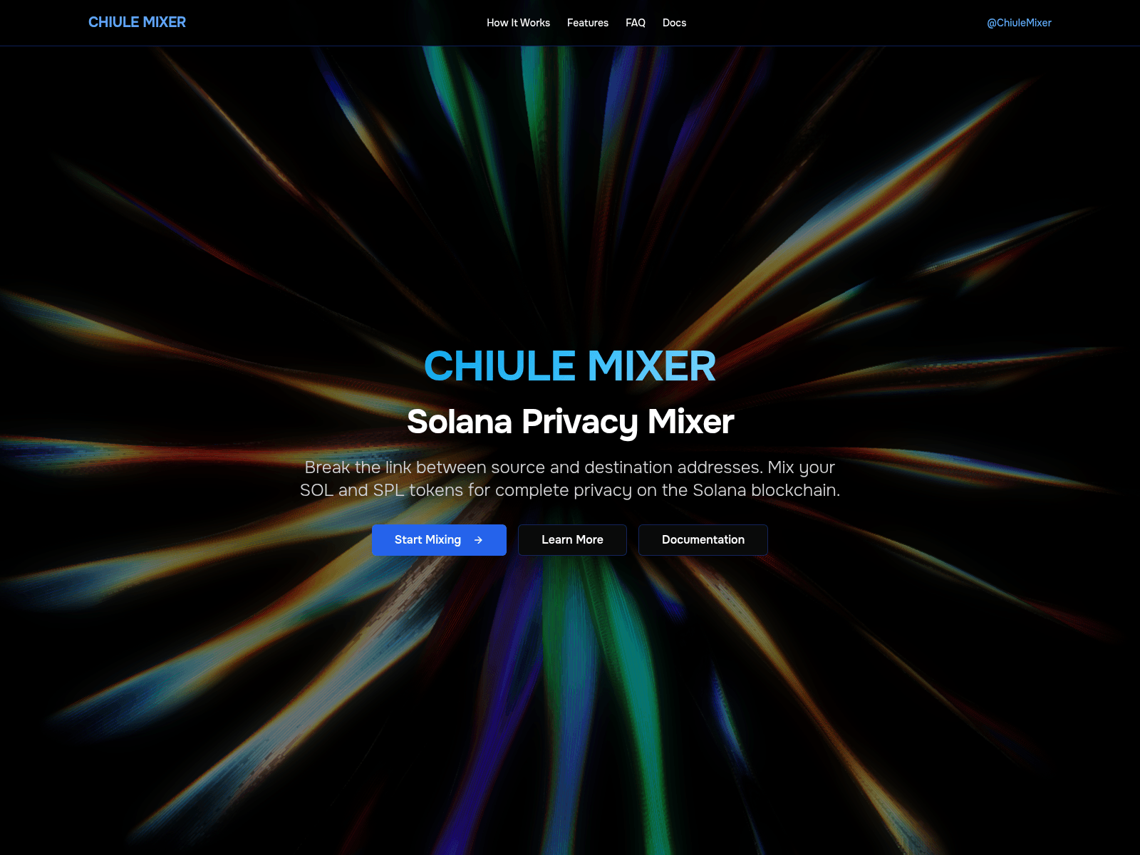 Screenshot of chiulemixer.space