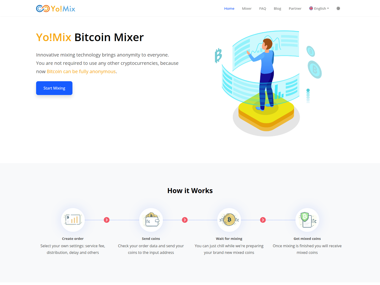 Screenshot of iomix.io