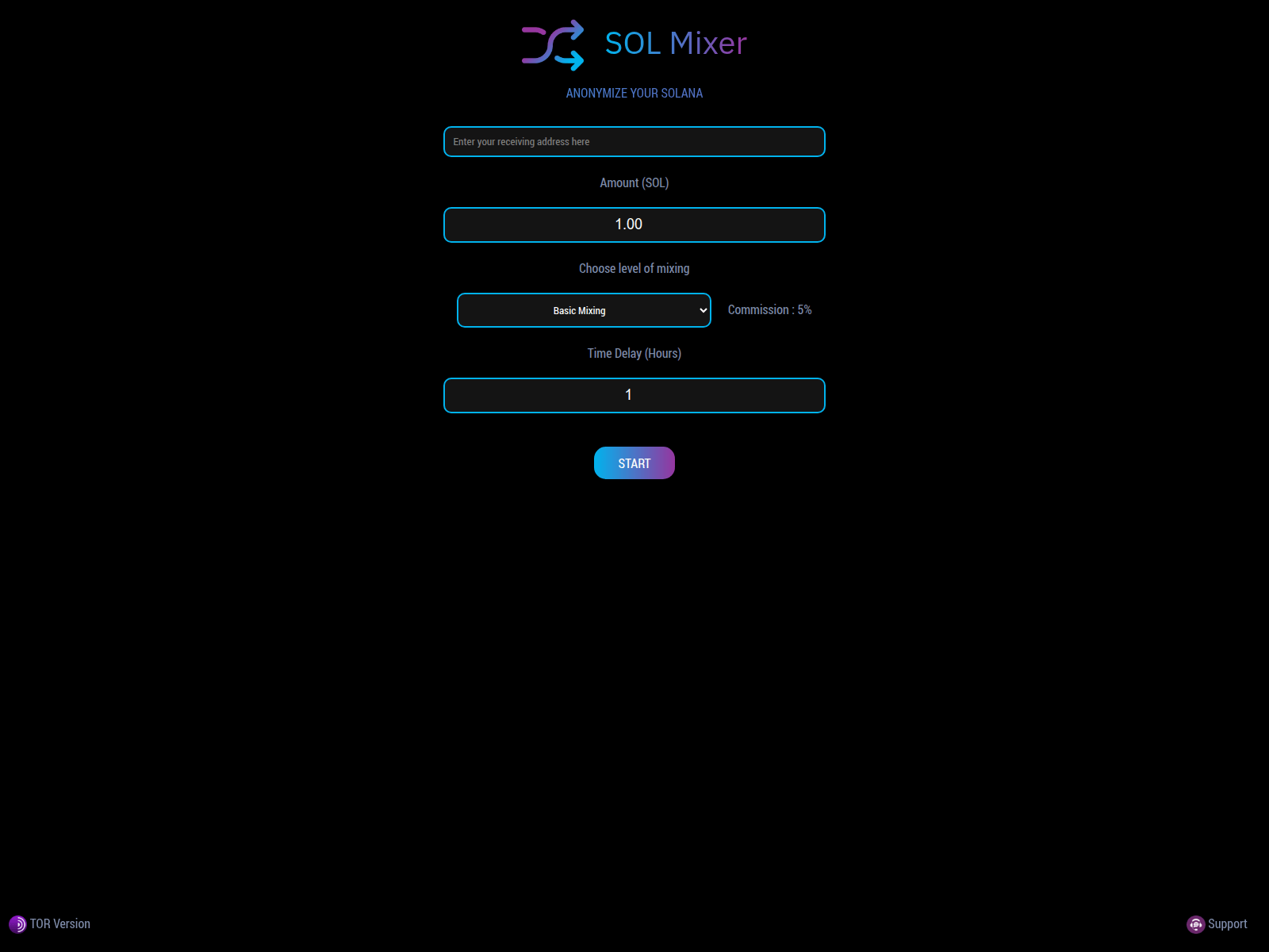 Screenshot of solmixer.to