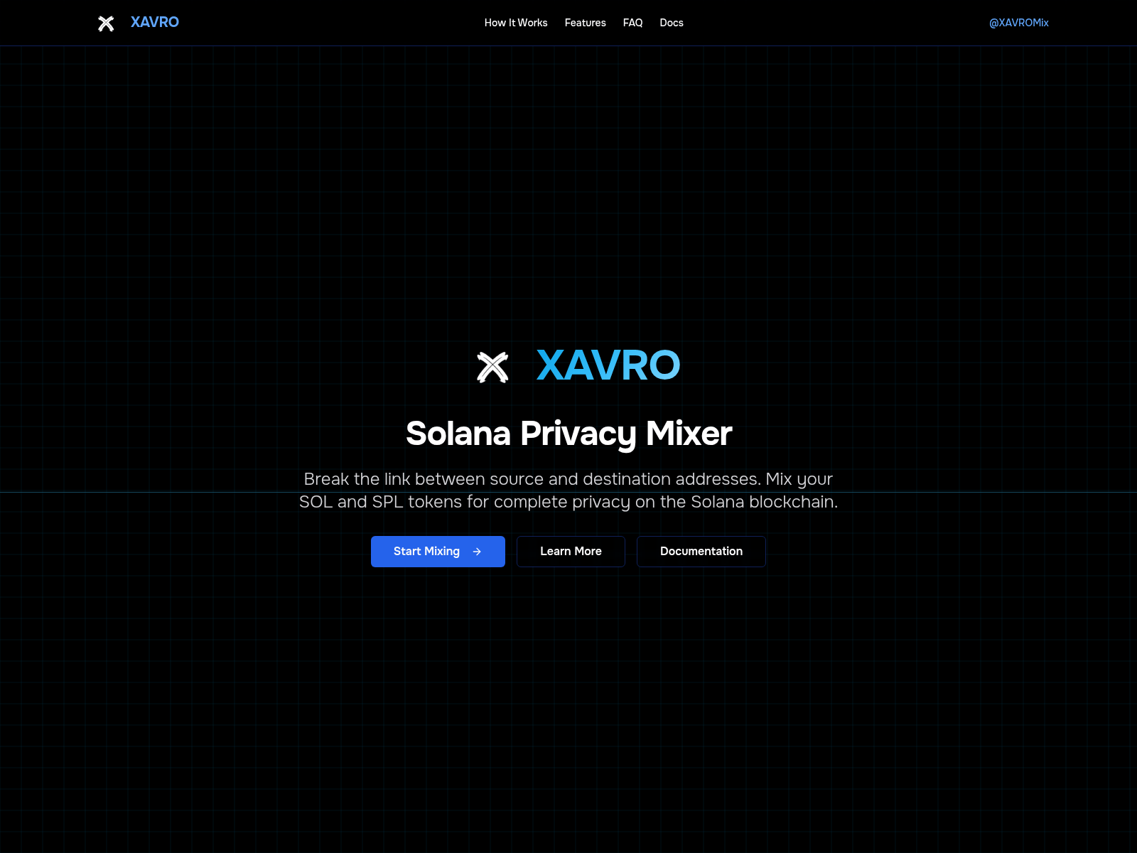 Screenshot of xavro.space