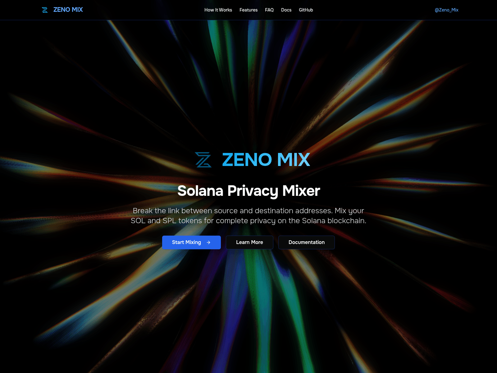 Screenshot of zenomixer.com