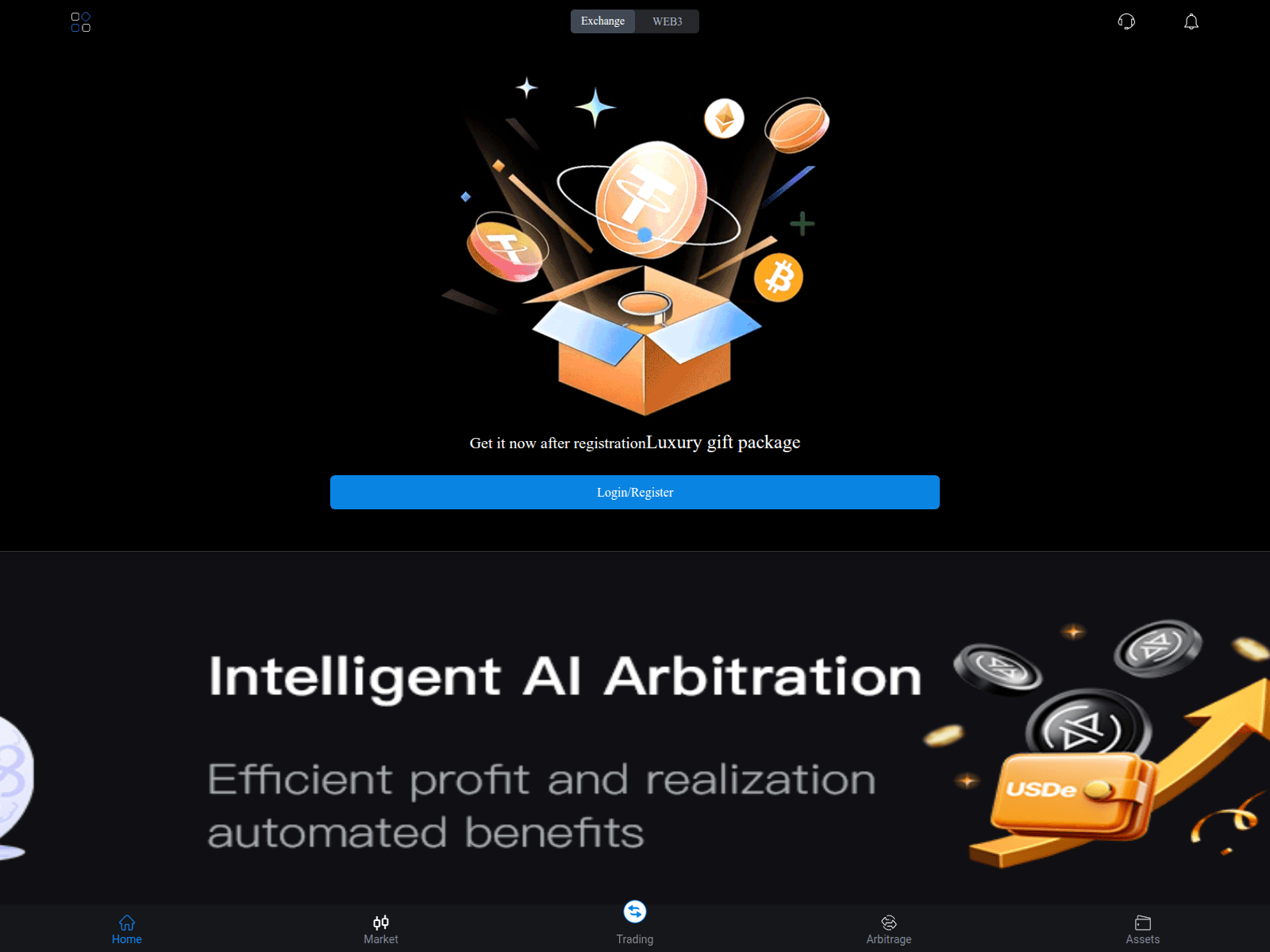 Screenshot of coinprobot.com