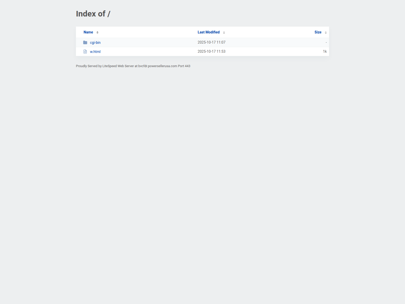 Screenshot of bvcfdr.powersellerusa.com