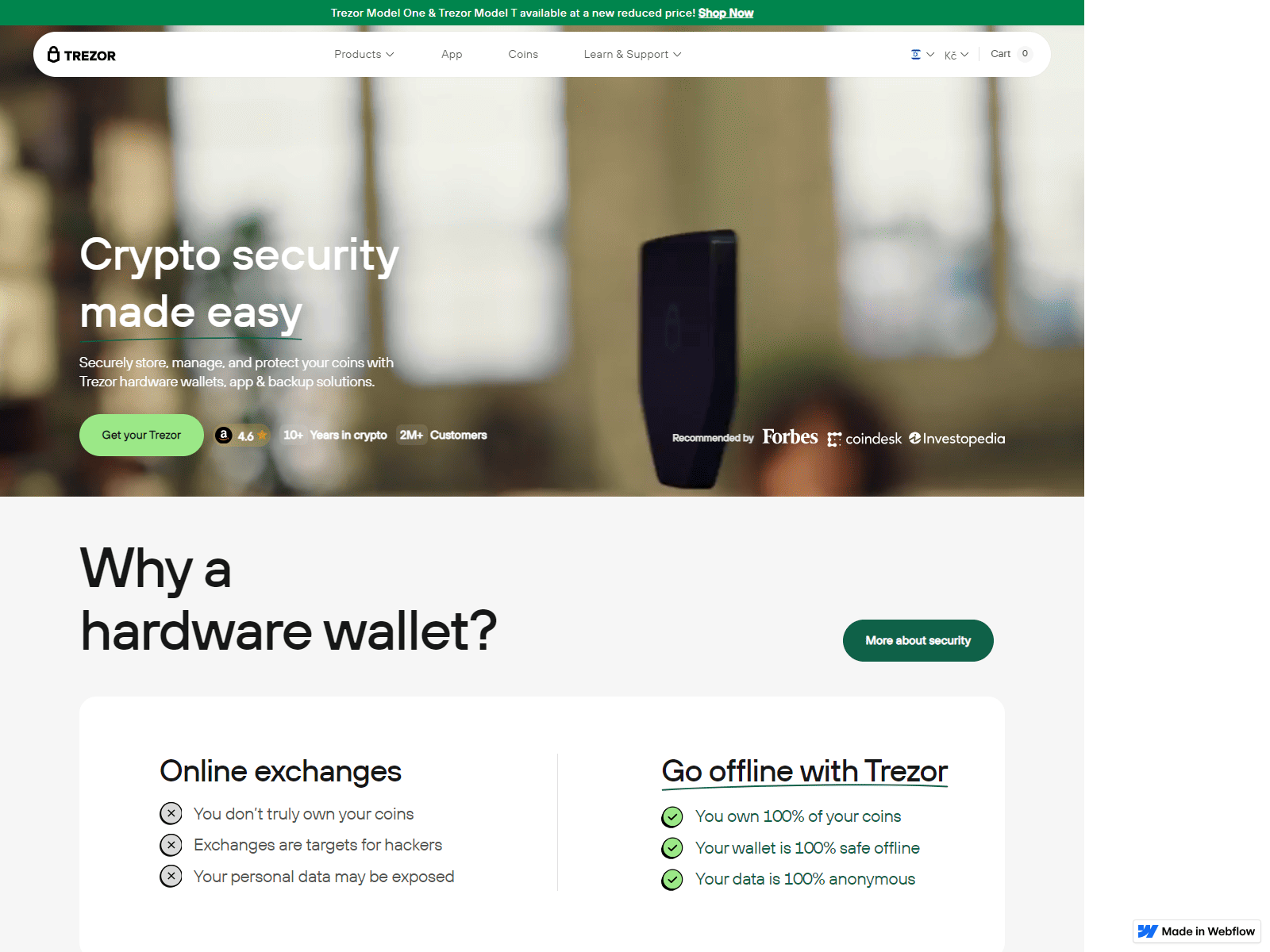 Screenshot of helpiing-trezzr-hellp.webflow.io