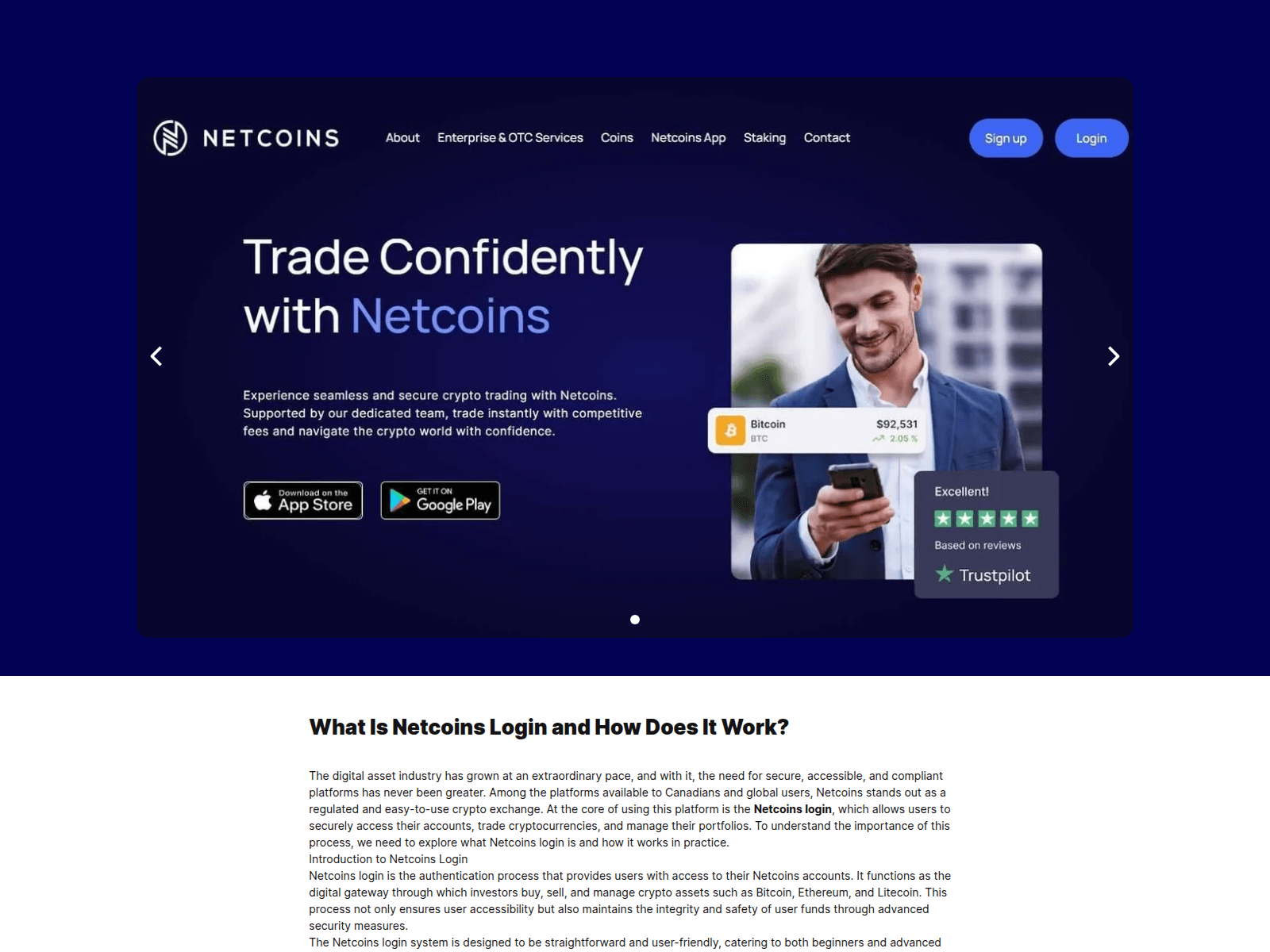Screenshot of homepage-netcoins-info.square.site