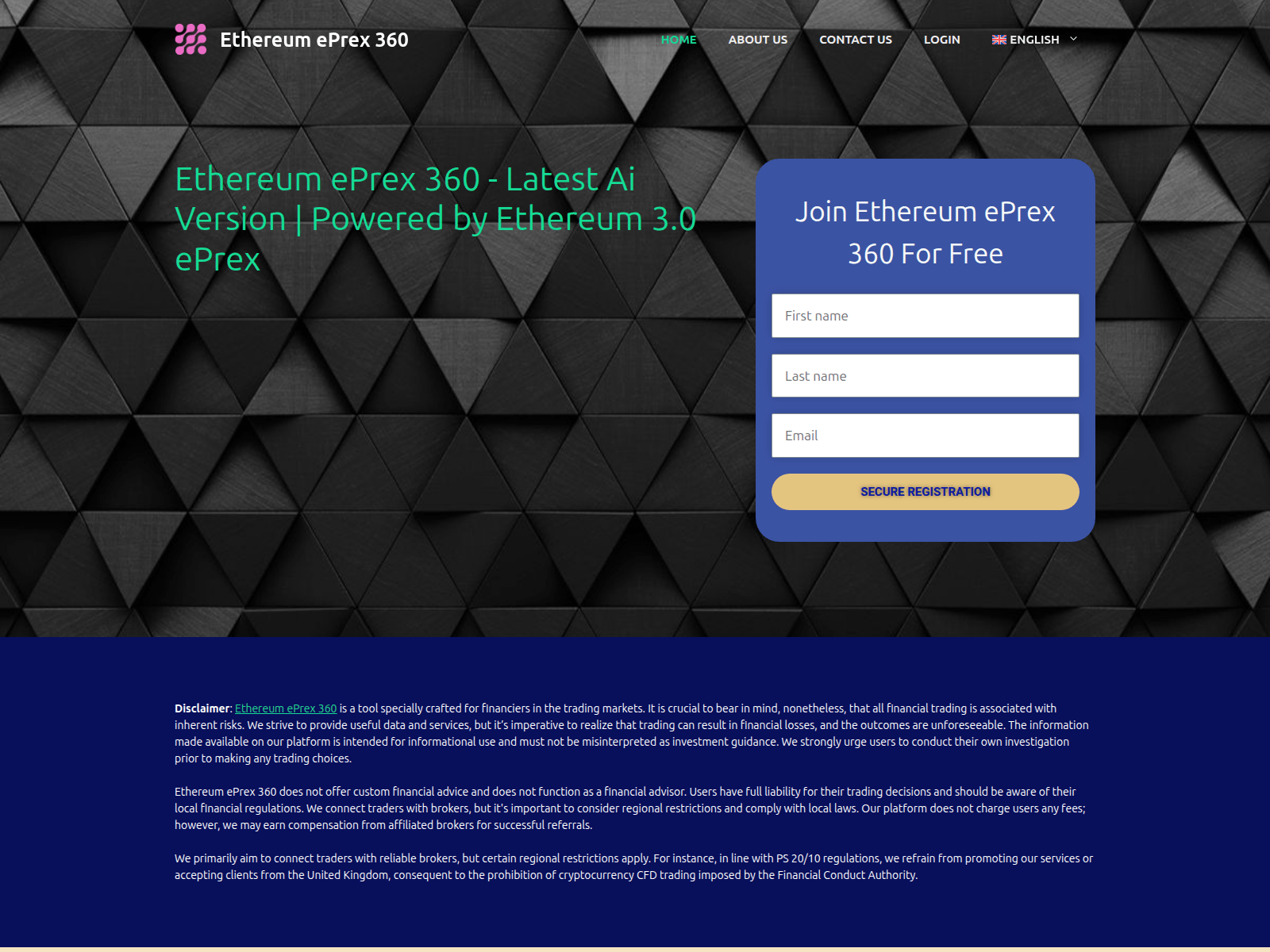 Screenshot of ethereum360.app