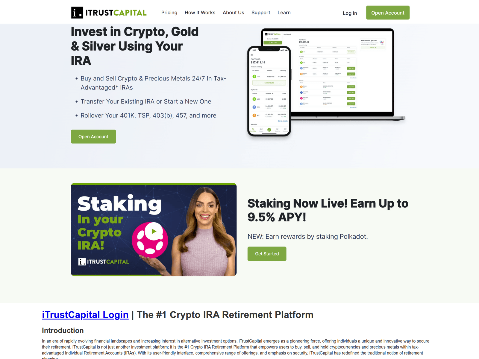 Screenshot of loginaccountitrustcapitl.webflow.io