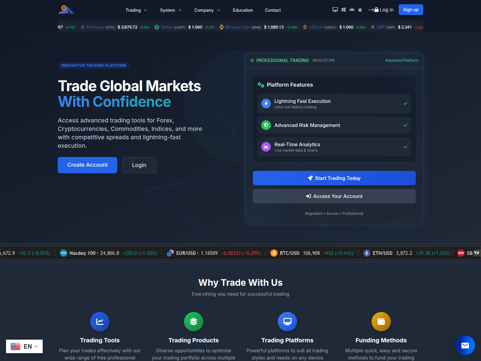Screenshot of alphabloomfx.com