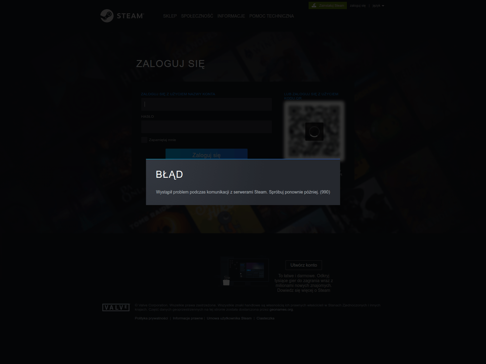 Screenshot of login.workshopitemsvote.com