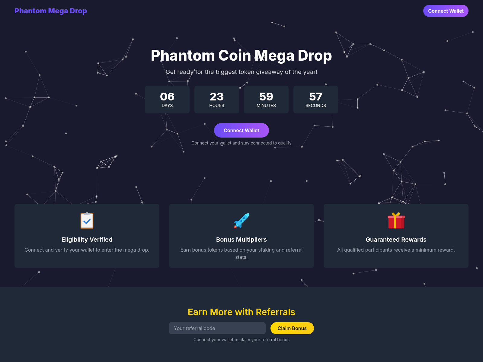 Screenshot of phantomfreedrop.su