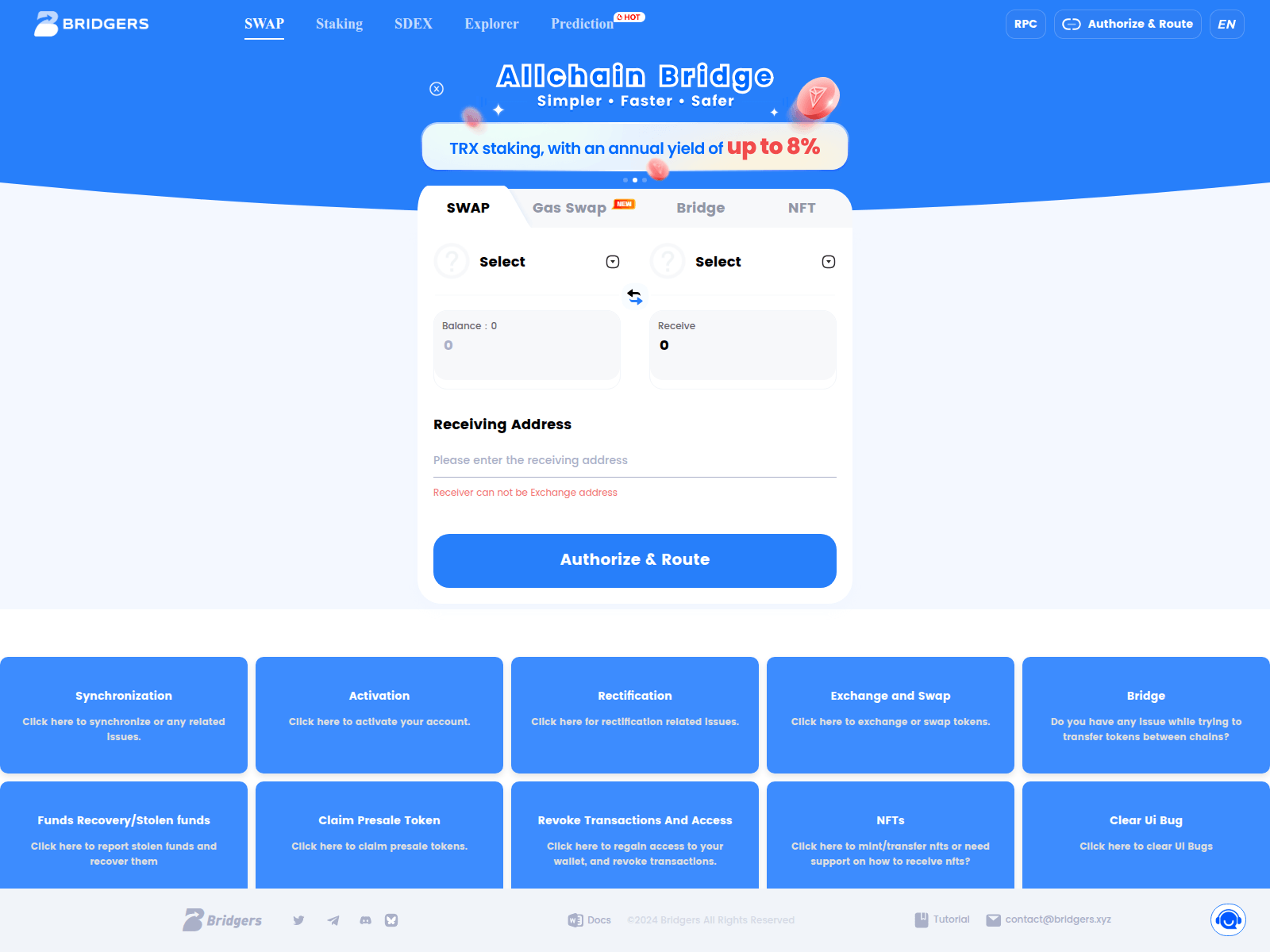Screenshot of bridgers-app.xyz