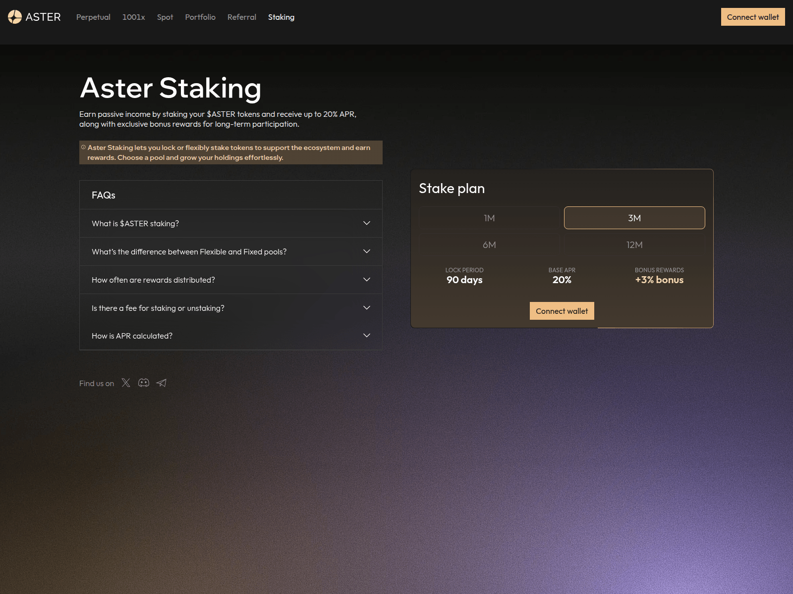 Screenshot of asterdex.com-stake.app
