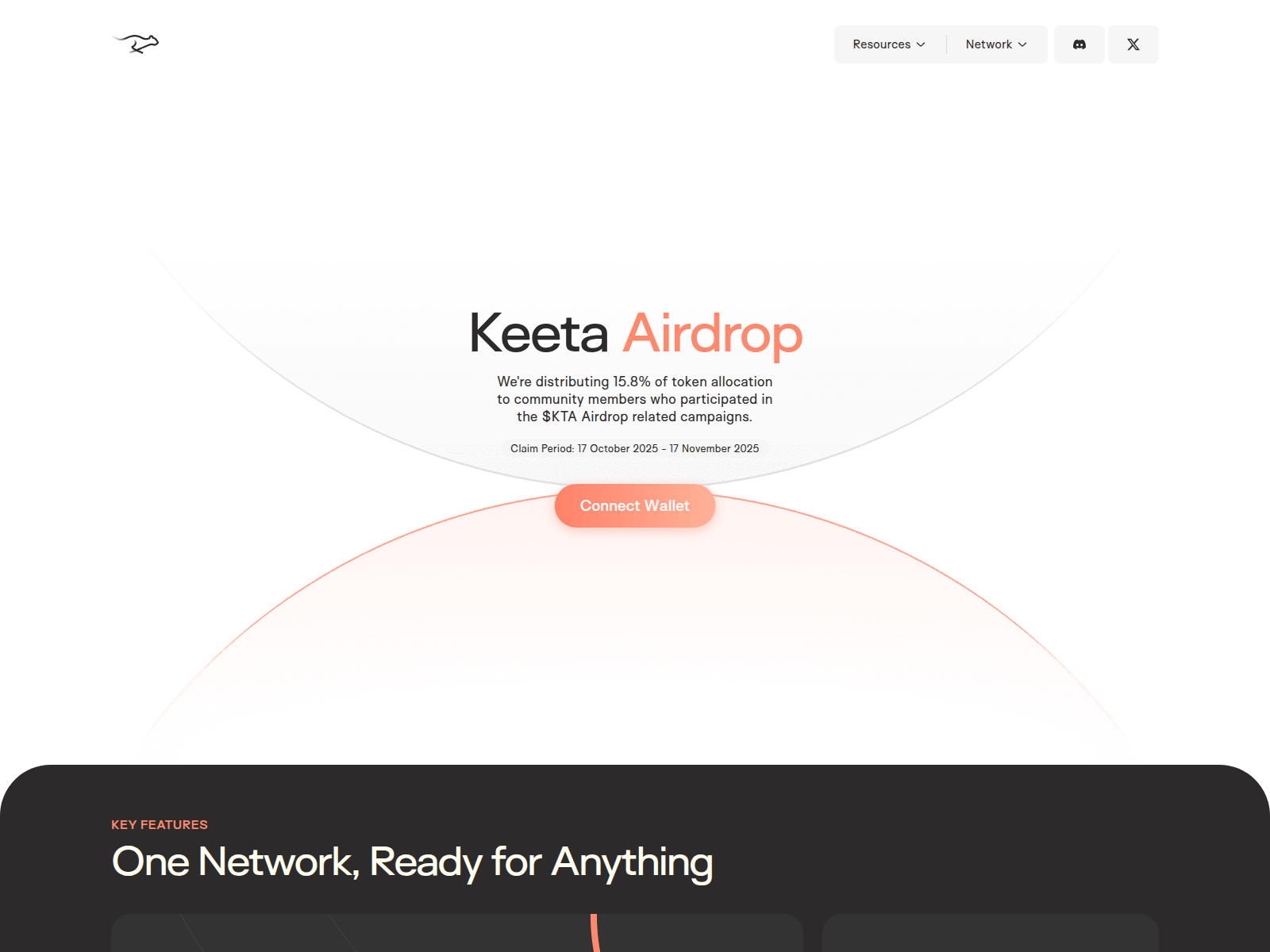 Screenshot of dapp-keeta.com