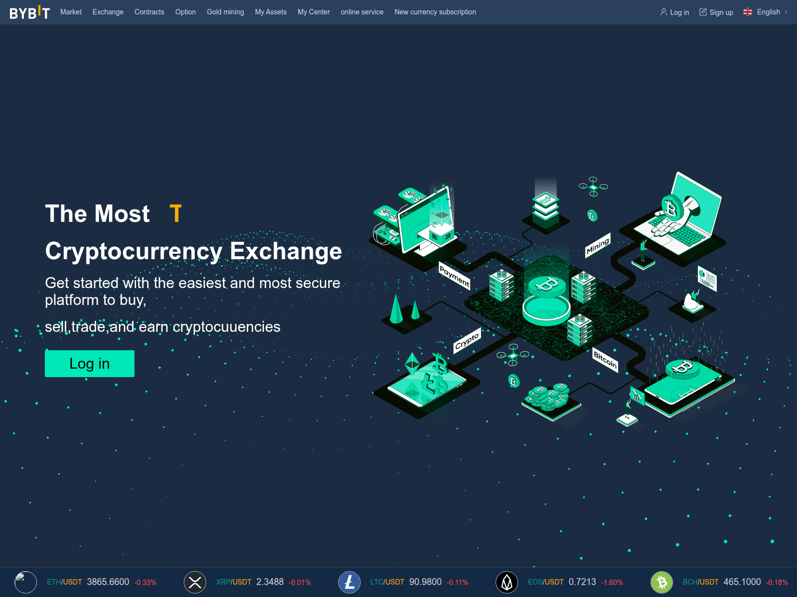 Screenshot of www.bybitmax.vip