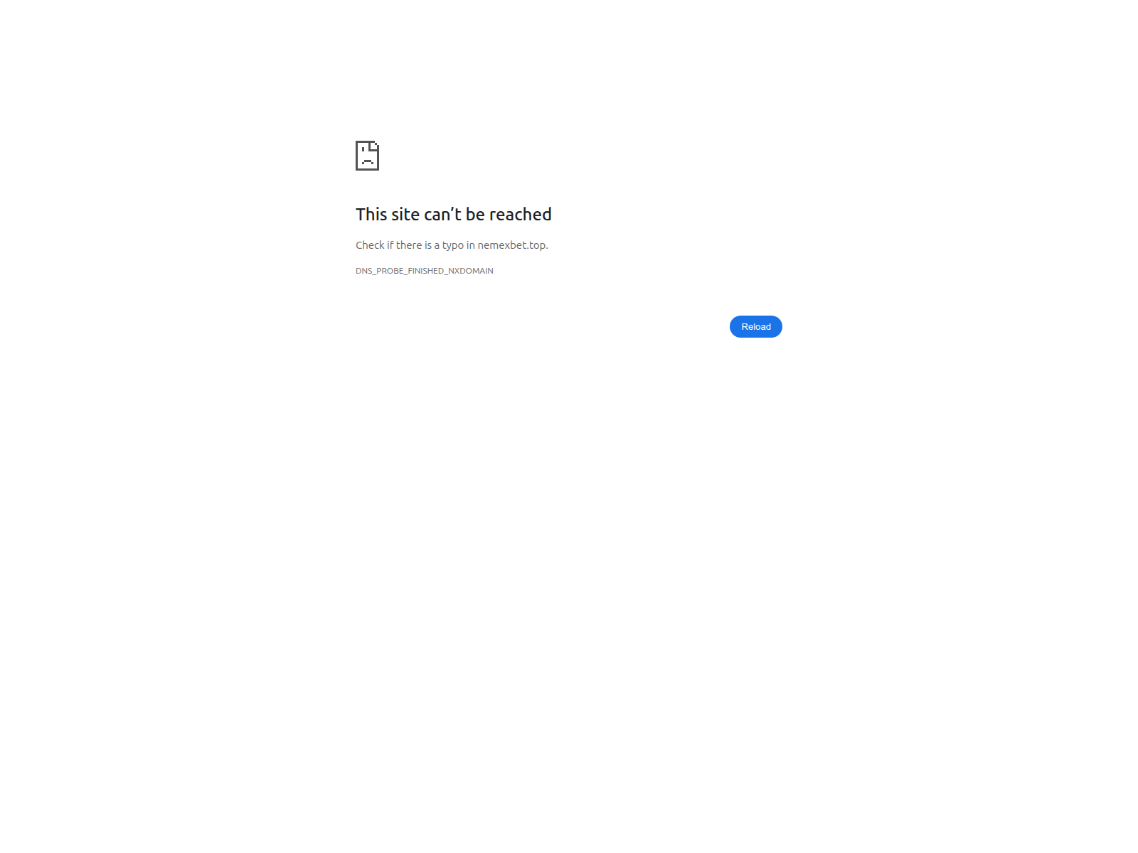 Screenshot of nemexbet.top