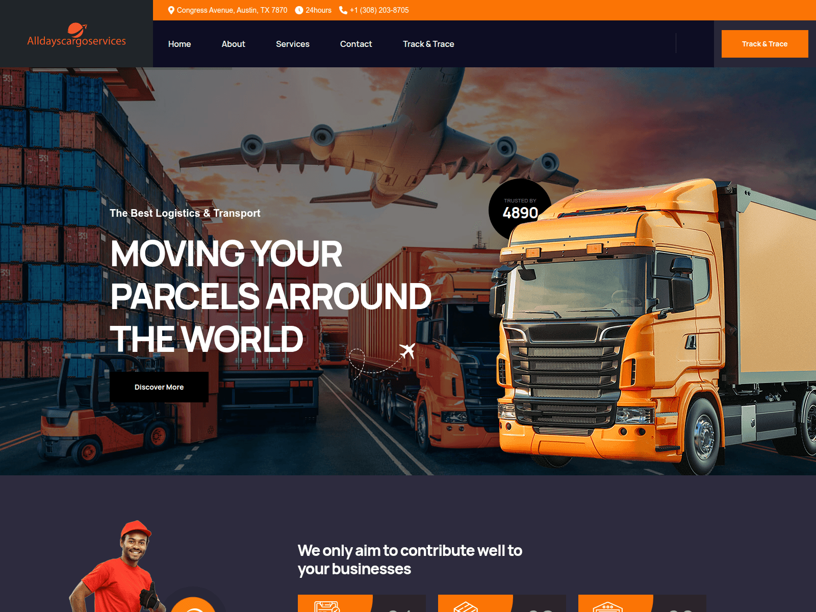 Screenshot of alldayscargoservices.online
